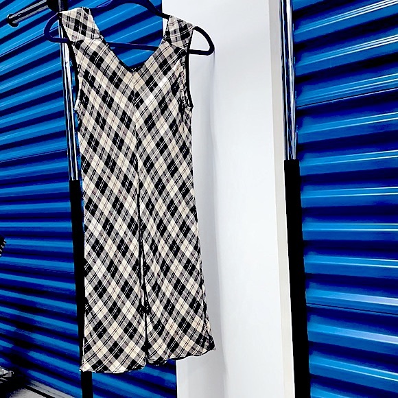 (2 for $20) Diamond Plaid pencil Dress, OOAK - Picture 4 of 7